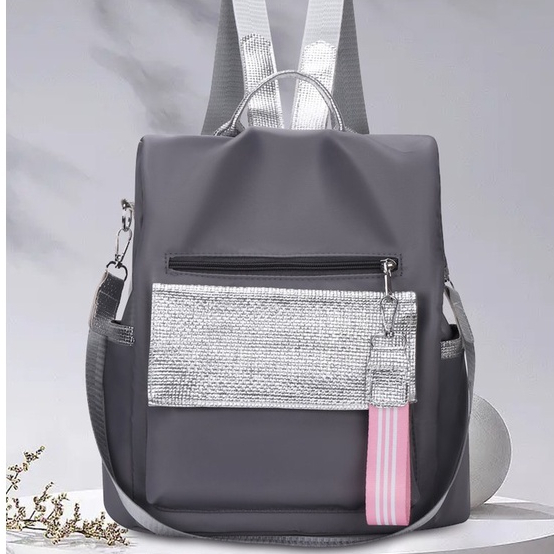 ( 2PC 1KG ) GTBI998880537  New Arrival 2023 !!!  Tas Ransel  Wanita Blackpack Import  Premium Terbaru