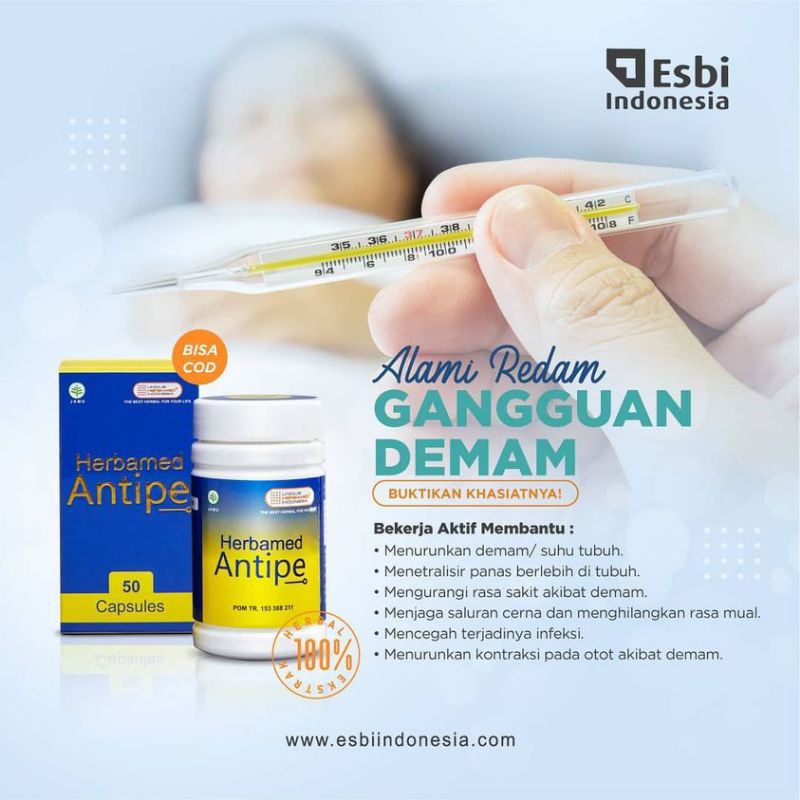 

Herbamed Antipe - Herbal Panas Dalam, sakit kepala