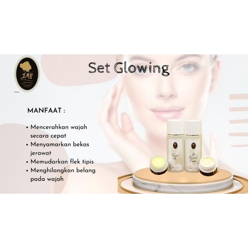 JMB SET GLOWING -BY RENNYSSHOP JMB TULUNGAGUNG