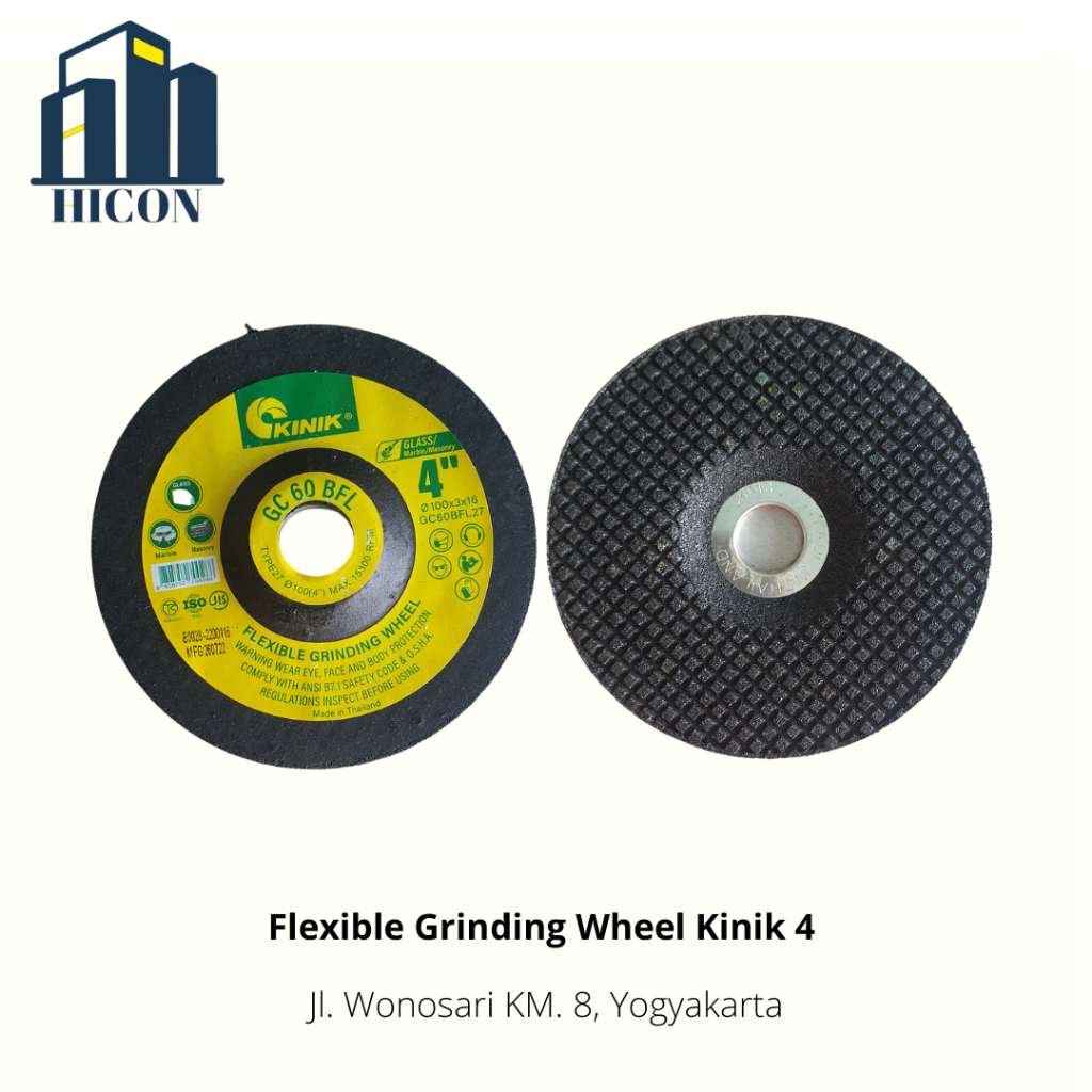 Flexible Grinding Wheel / Batu Poles Granit Kaca Kinik