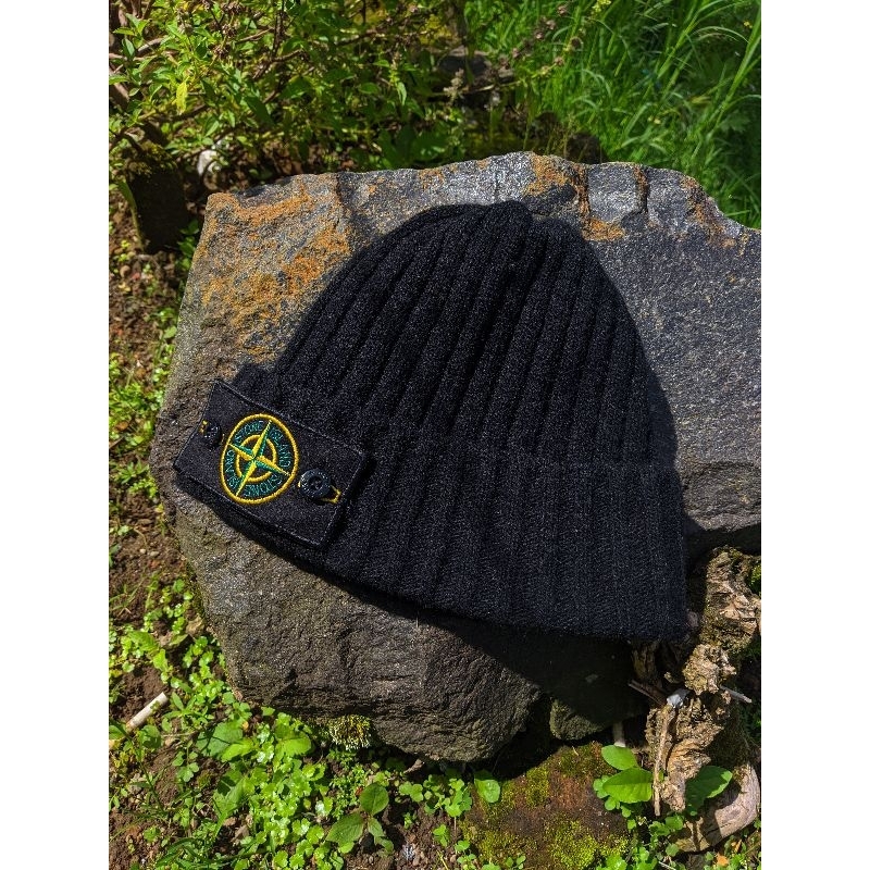 topi pria original branded Beanie hat/kupluk STONE ISLAND