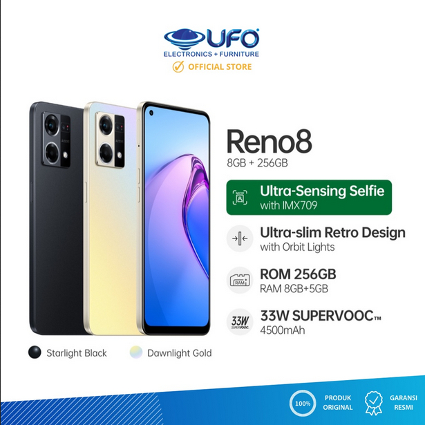 OPPO Reno 8 4G RAM 8/256GB