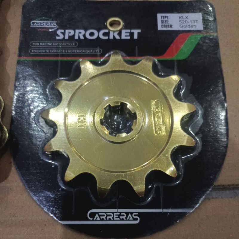 GEAR SET 520 KLX 150 DEPAN BELAKANG PLUS RANTAI