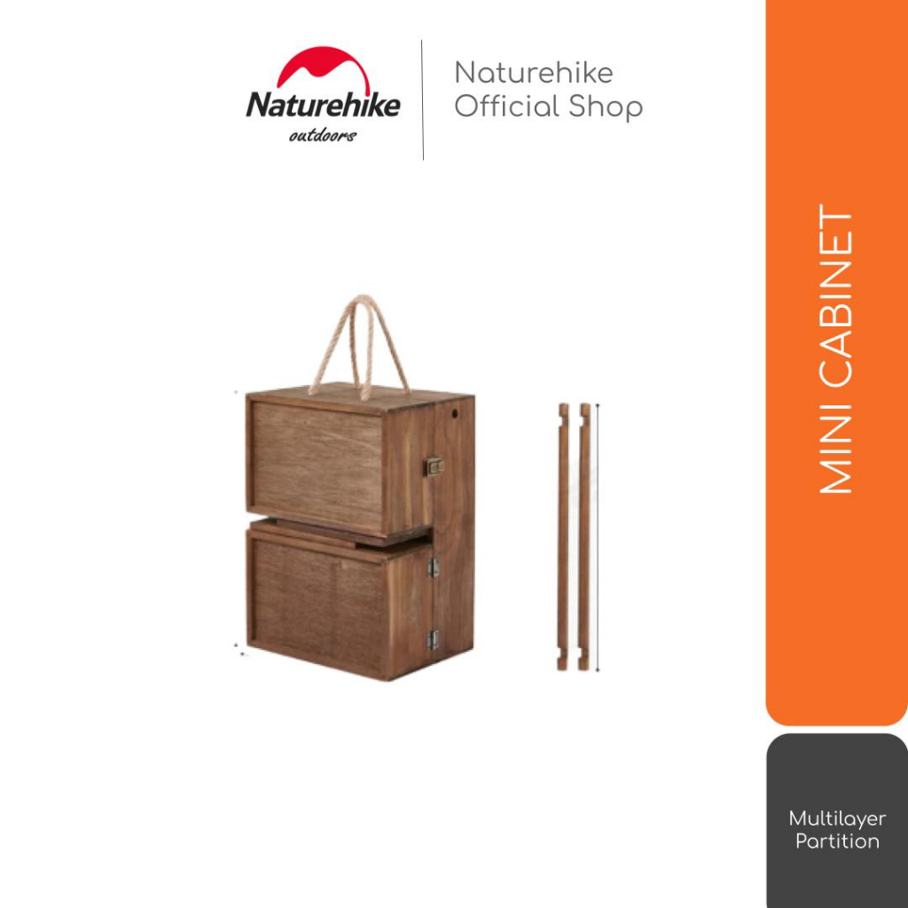 MINI CABINET / RAK / STORAGE MAKANAN CAMPING NATUREHIKE CNH22JU018