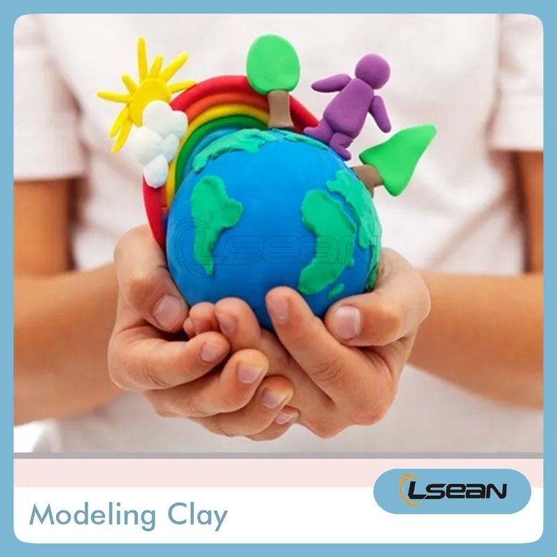 Modeling Lilin Clay 8 Warna Sculpting dan Cetakan Tanah Liat Air