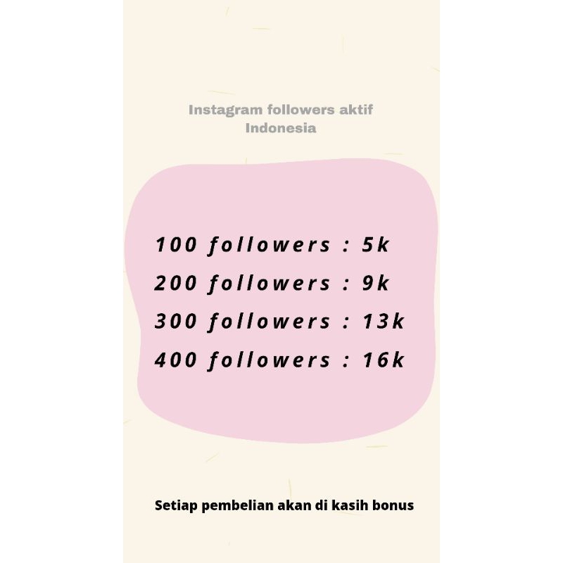 instagram followers aktif indonesia