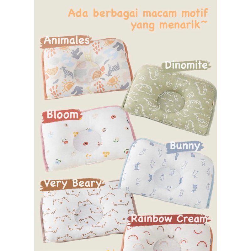 YOBO - BANTAL BAYI -  SHAPING PILLOW / BANTAL ANTI PEYANG BAYI / BANTAL BAYI YOBO / NEWBORN / BANTAL