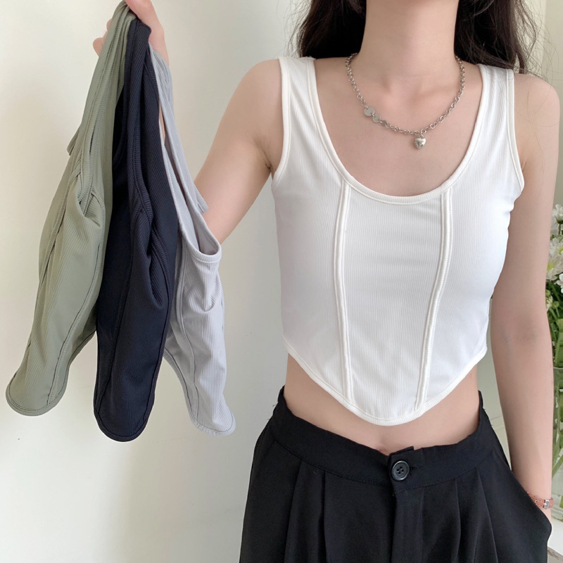 FW B1277 Atasan Tanktop Premium BKK Import With Cup Bra