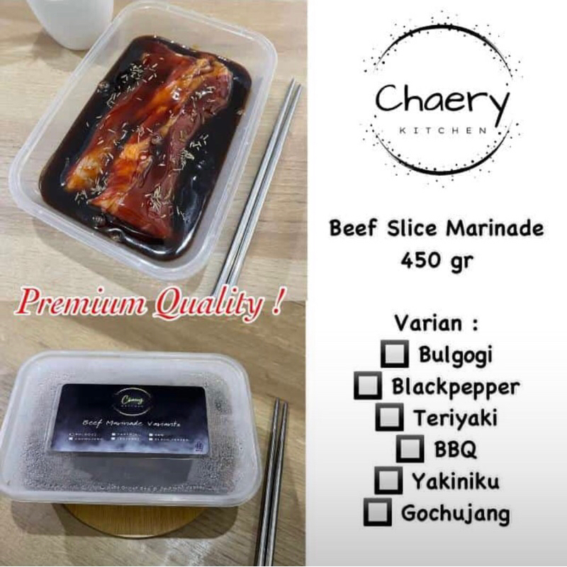 

Beef Slice Marinasi 450 gr