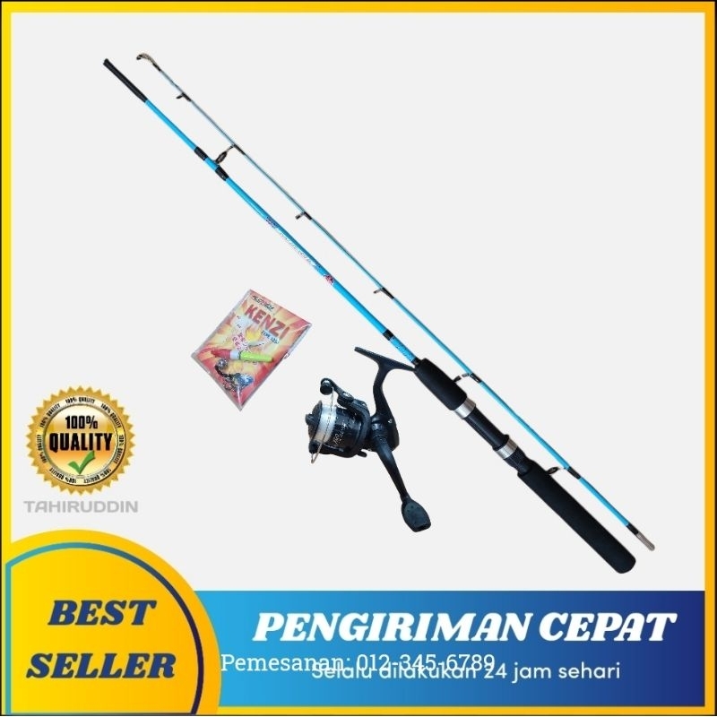 Set Pancing Audrey-Seabass Super lentur. Cocok untuk mancing Ikan kecil dan Udang