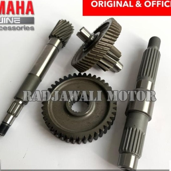 AS GEAR PULLY GARDAN RODA BELAKANG SET MIO J ASLI ORIGINAL YAMAHA