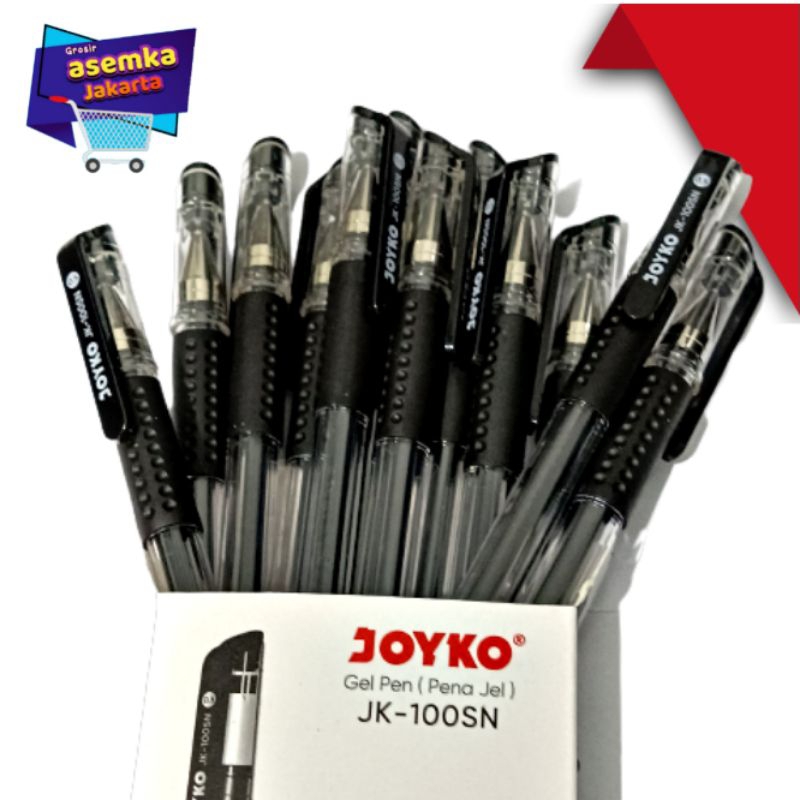 Bolpen Pulpen Gel Joyko JK-100SN 12pcs