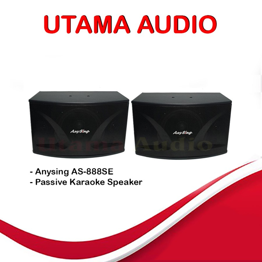 Anysing AS888SE Speaker Karaoke 10 Inch 3 Way