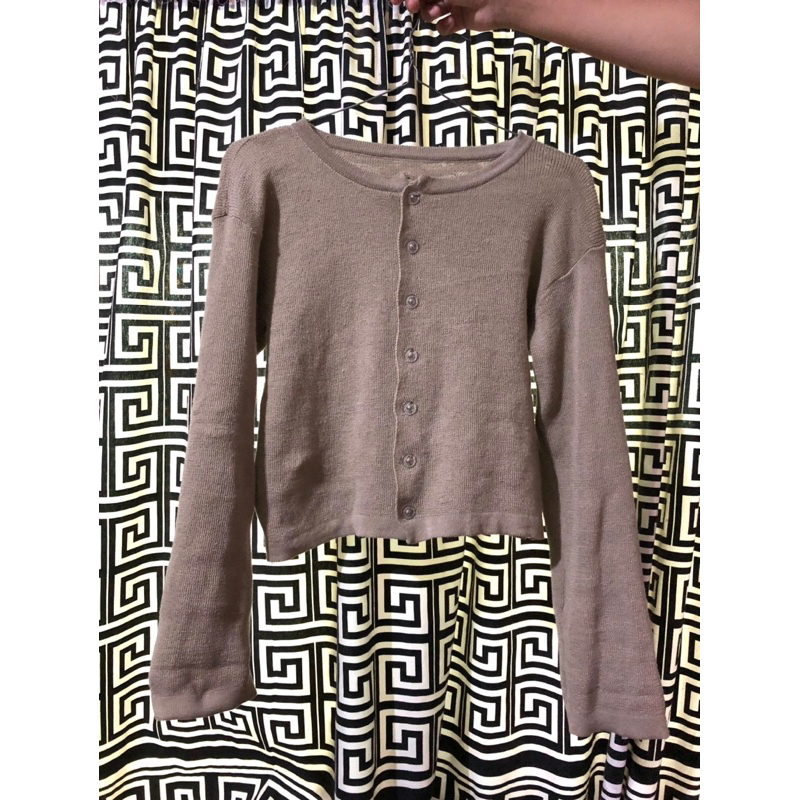 cardigan rajut crop (preloved)