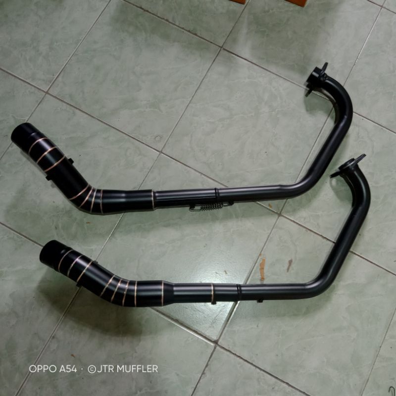 pipa leheran black Dof knalpot vixion satria fu jupiter mx R15 v2 v3 v4 Gsx R150 Xabre Xsr 155 mt15 