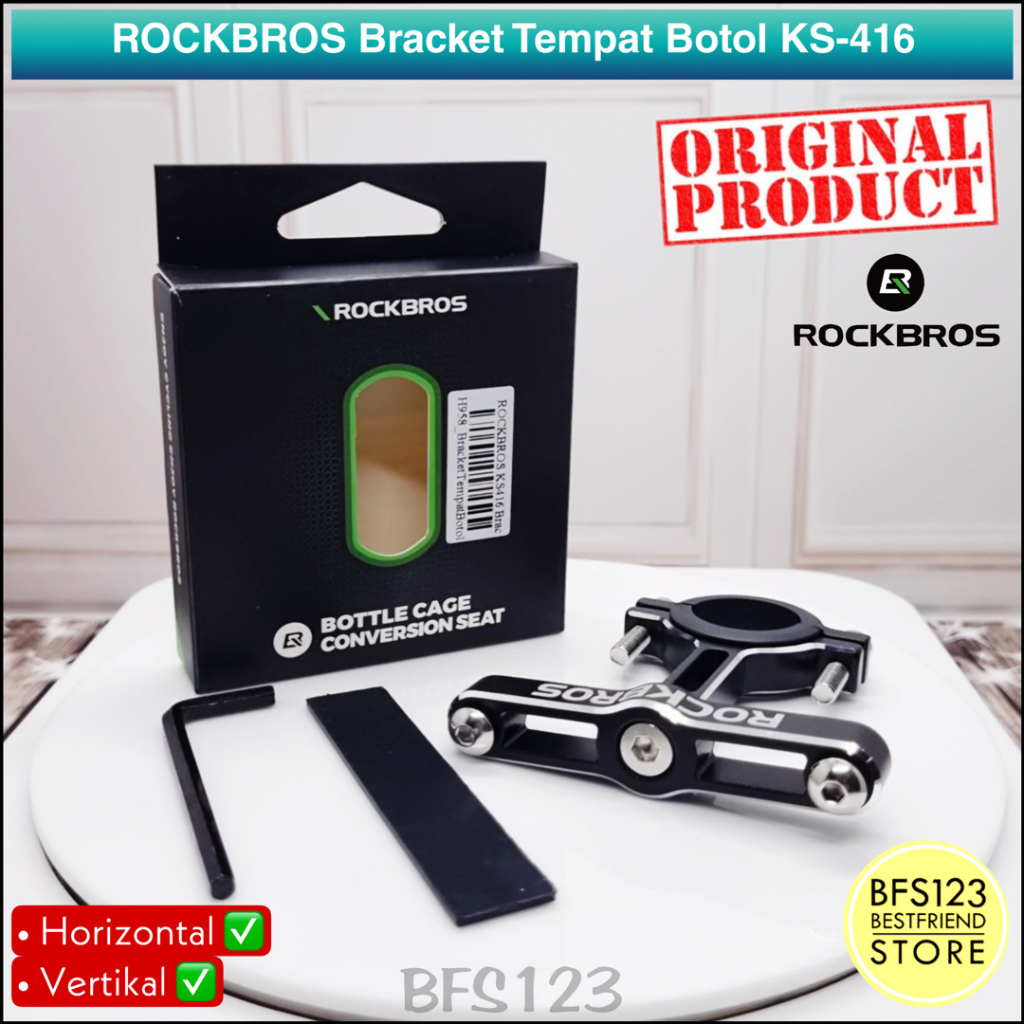 ROCKBROS KS416 Bracket Tempat Botol Minum Sepeda Bottle Cage Converter