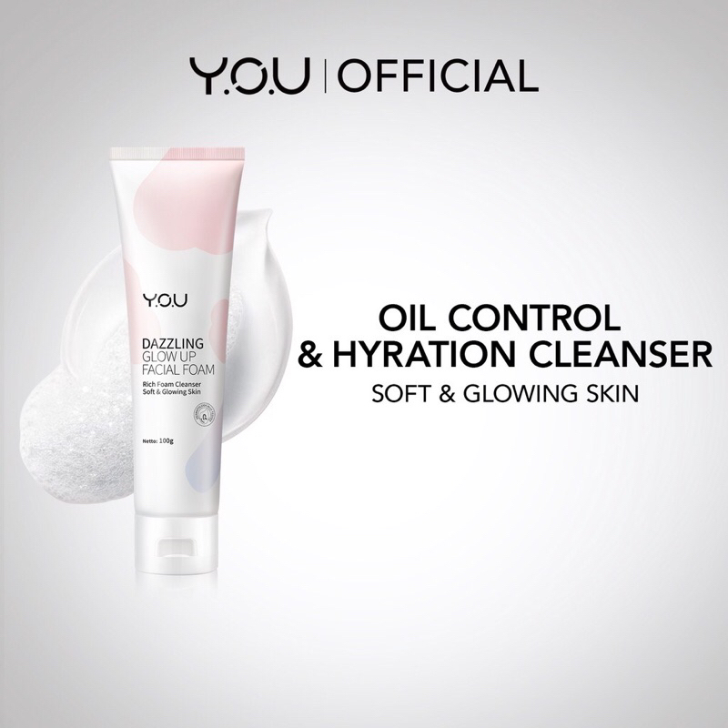 [BISA COD] Y.O.U - YOU Dazzling Glow Up Facial Foam