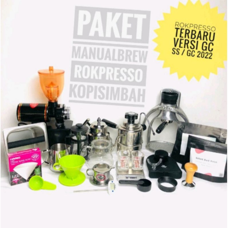 alat kopi manual set lengkap