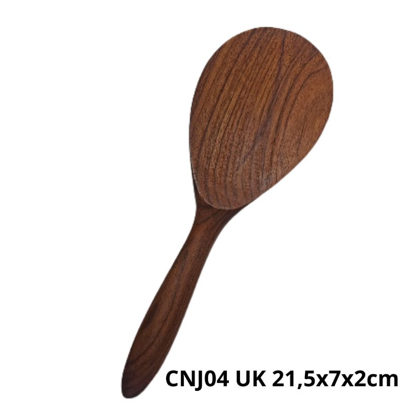 Centong Nasi Kayu Jati Asli