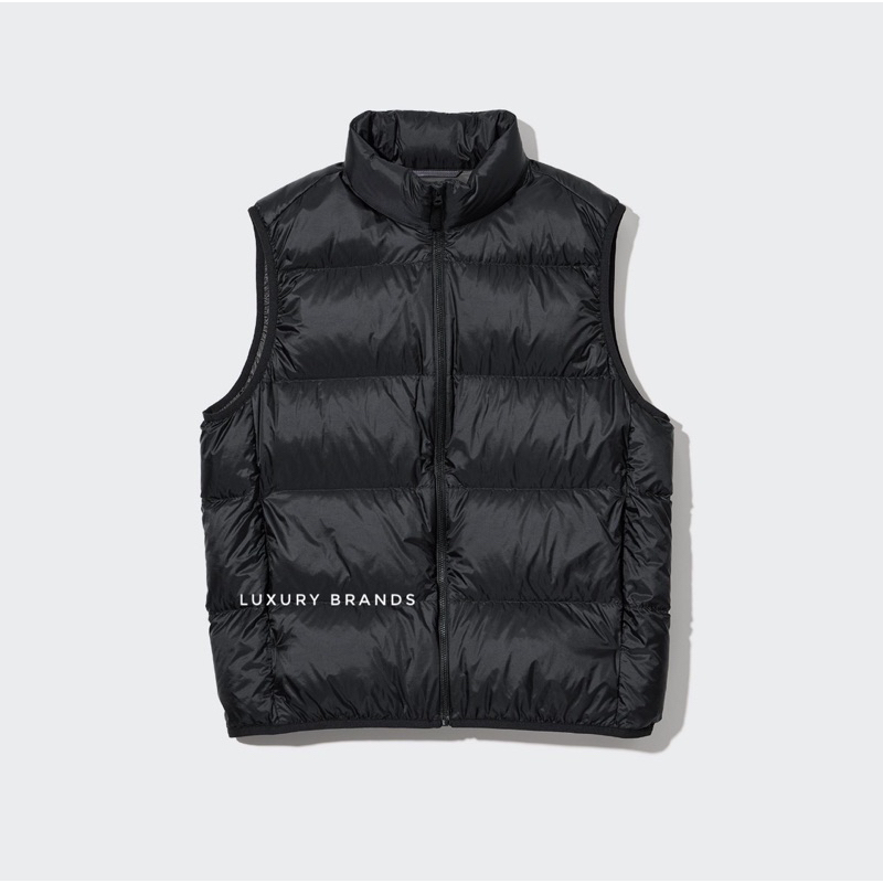 Jaket Vest UNIQLO Original Ultra Light Down Wide Vest Jacket Black