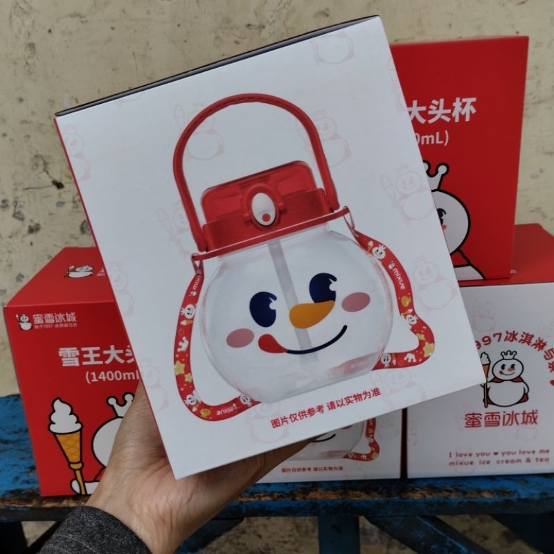 Tumbler Mixue Snow King Big Head