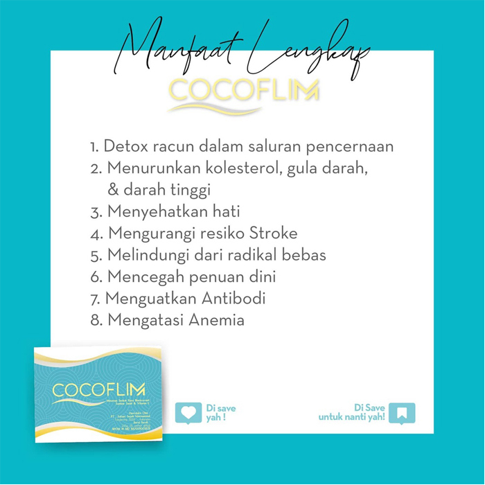 COCOFILM Minuman diet sehat ampuh detox tubuh suplemen alami