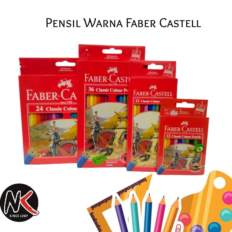 

Pensil Warna / Color Pencil / Colour Pencil Faber Castell 36 Classic