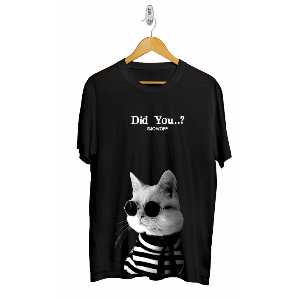 Kaos murah Kaos distro murah baju  distro pria t-shirt murah combed30s SO KUCING JAIL