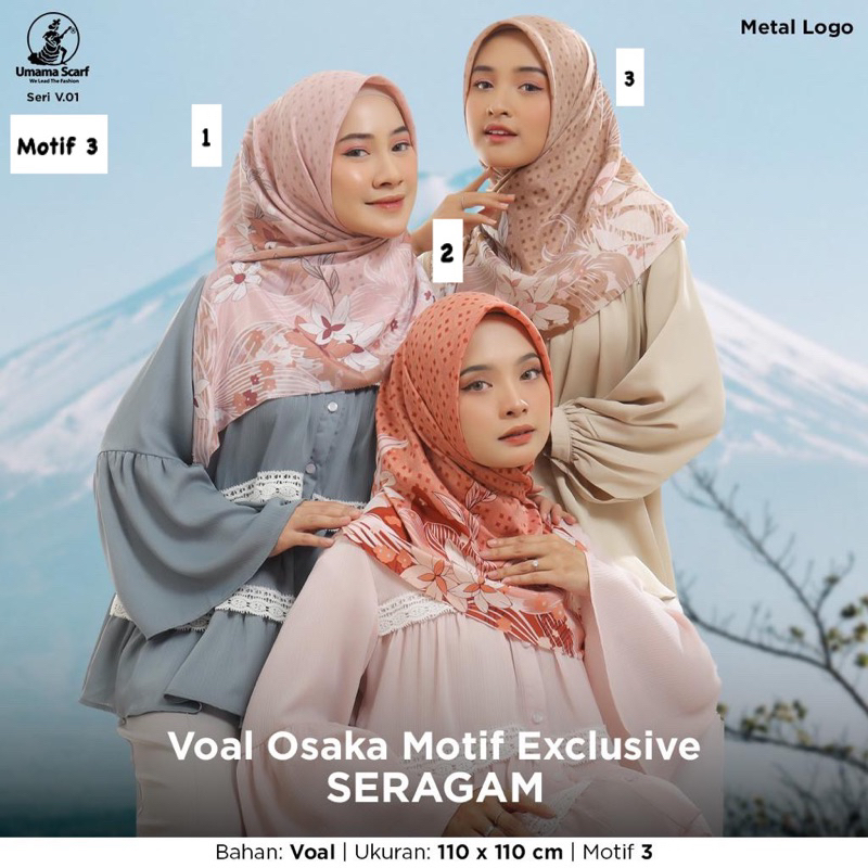 SEGIEMPAT VOAL OSAKA MOTIF LC EXCLUSIVE SERI V.01