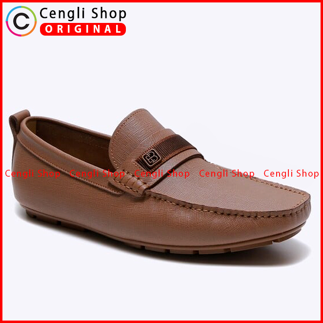 EM91 SEPATU KULIT EVERBEST PRIA CASUAL SEMI FORMAL BRANDED ORIGINAL ASLI COKLAT BROWN