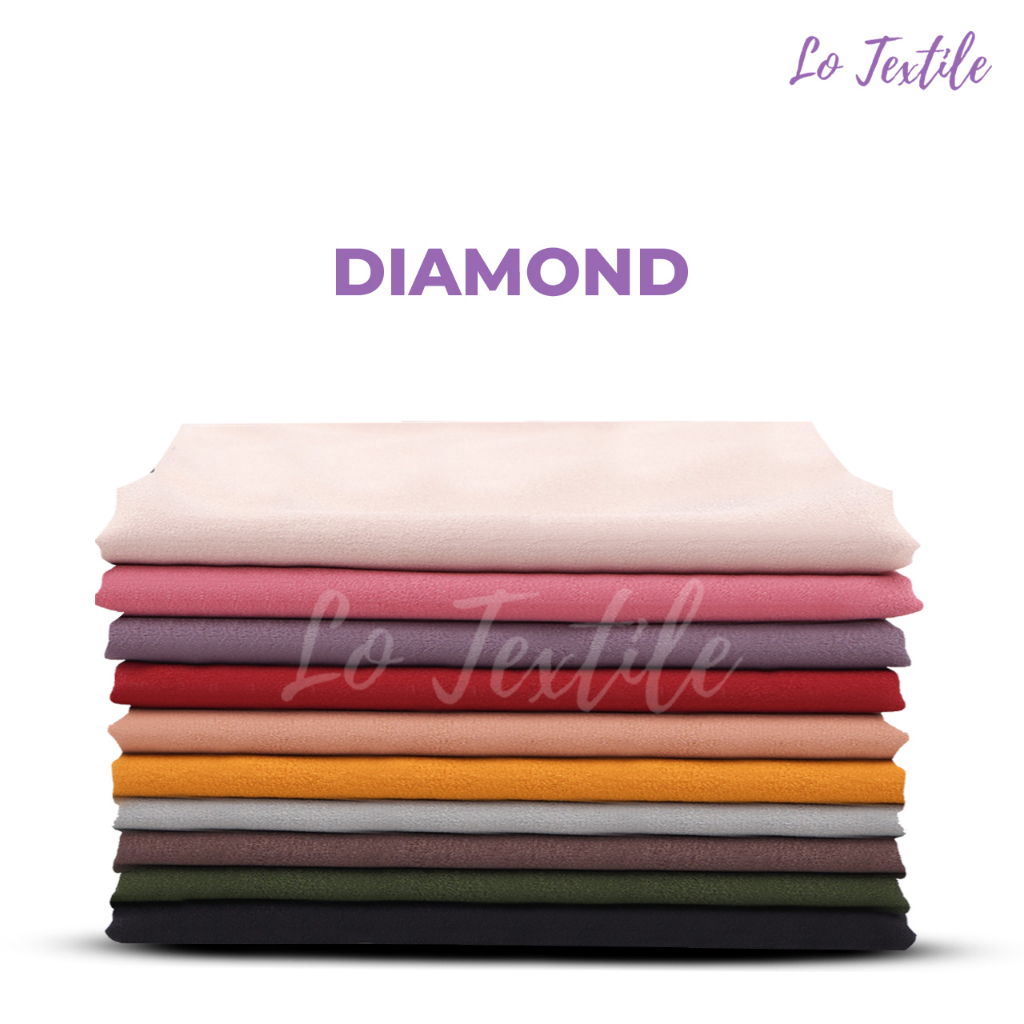 Kain Diamond Isabela Import 1 Meter - Bahan Diamon Isabell Meteran