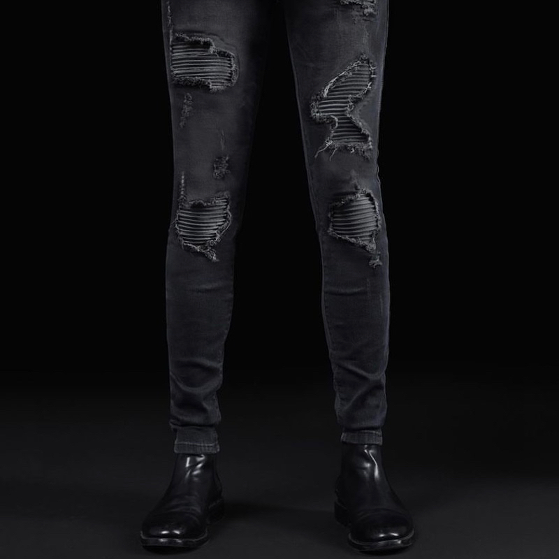 RUCAS Grey Caviar Leather