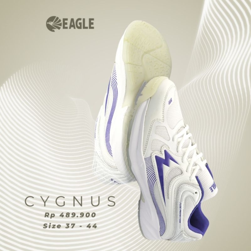 sepatu Eagle cygnus putih/biru