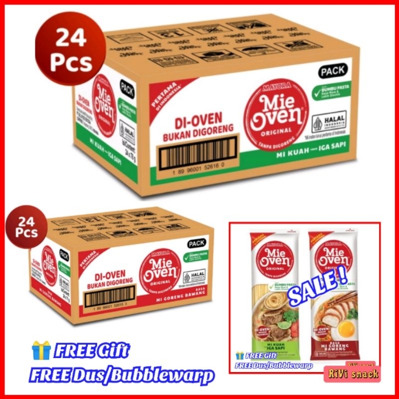 PROMO!! MIE OVEN MAYORA SEDUS MIE INSTAN KUAH IGA MIE GORENG/HANTARAN HAJATAN