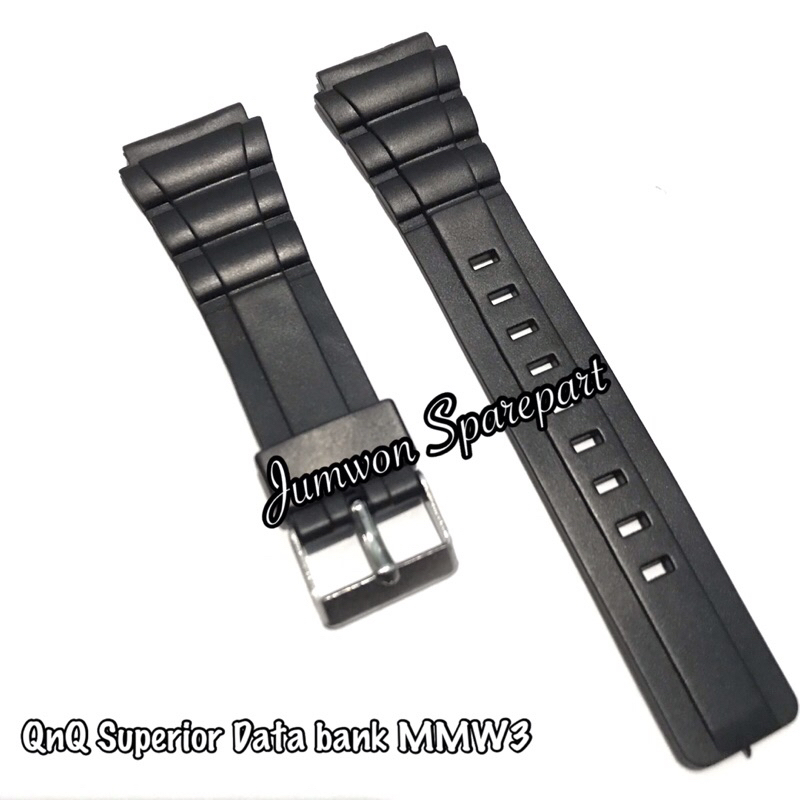 Strap Tali Jam Tangan QnQ QQ Q&Q Superior Data Bank MMW3 MMW