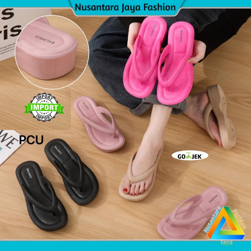 Sandal Jepit Wanita Jelly Terbaru Balance 7001-A4 PLSBRU