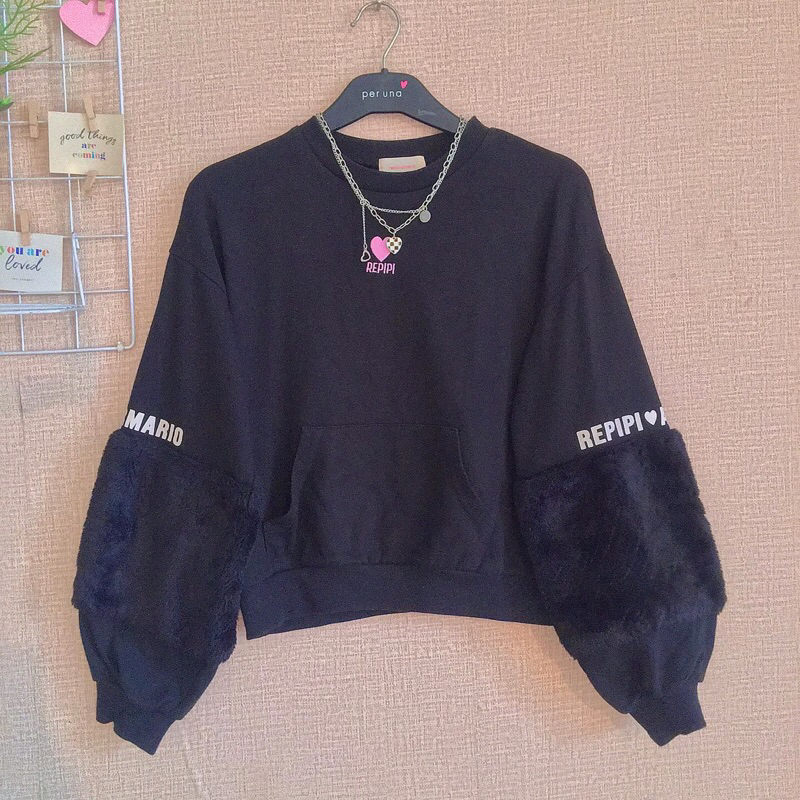 preloved sweater crop repipi