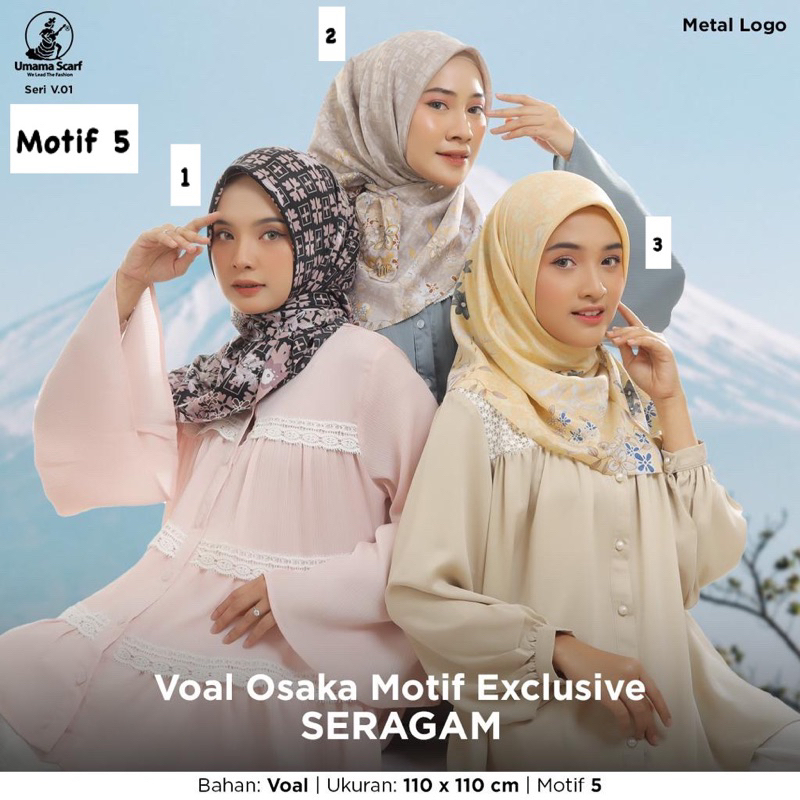 SEGIEMPAT VOAL OSAKA MOTIF LC EXCLUSIVE SERI V.01