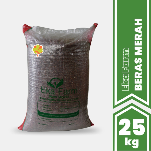 

Beras Merah Organik Eka Farm Kemasan 25 kg