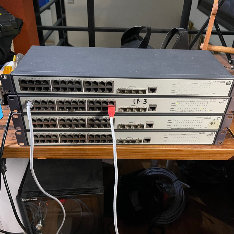 web smart switch 3com gigabit manageable non poe 24port sfp bukan tplink dlink tenda cisco