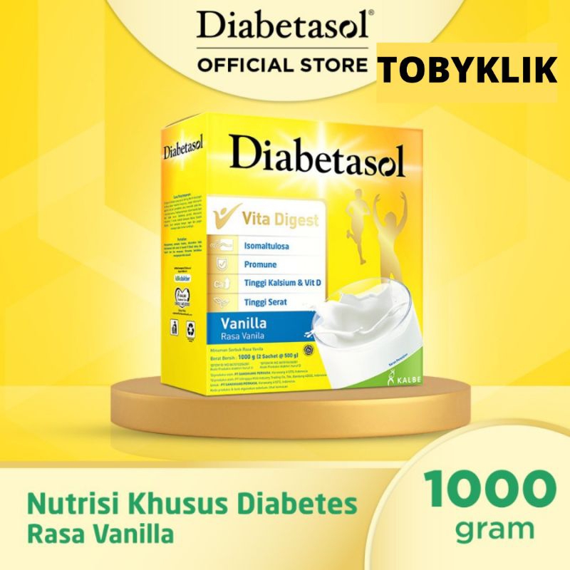 

Diabetasol 950gr Coklat dan Vanila