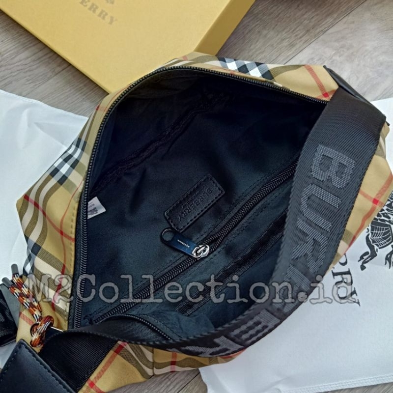 Waistbag Burberry Iconic Bumbag Tas Pinggang Premium Quality