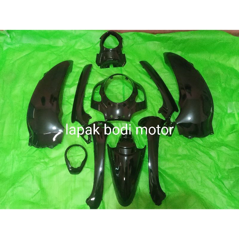 cover full body halus scoopy prestige terbaru New 2021-2022 k2f original hitam glosy