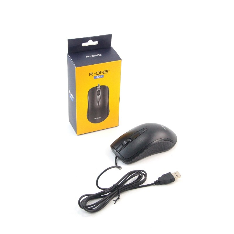 MOUSE USB KABEL R-ONE M201