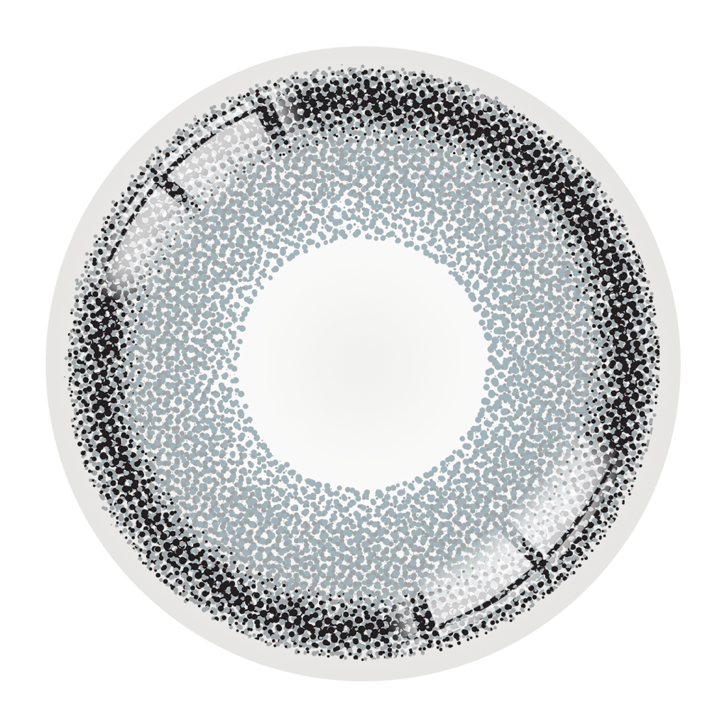 Naturalens Dark Grey Ring Softlens Biomoist (1 PC/Sebelah) Contact Lens (0 Sampai -10) / Soft Lens / Lensa Kontak / Soflen / Softlen / Soflens Normal Minus / Softlense / Lensa Mata