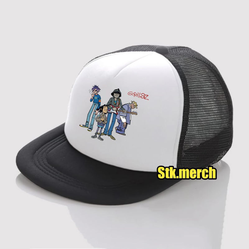 Topi Snapback Trucker / Snapback Hat Trucker / Topi Jaring Distro / Topi Band Metal Hardcore Punk - 