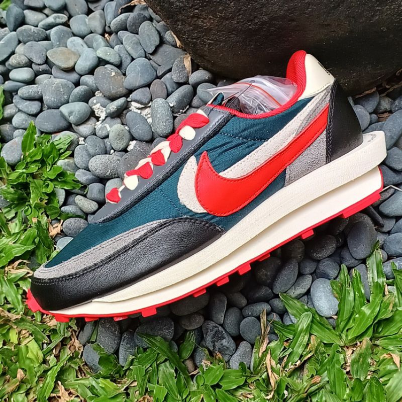 Nike LD Waffle Sacai Undercover Midnight Spruce University Red