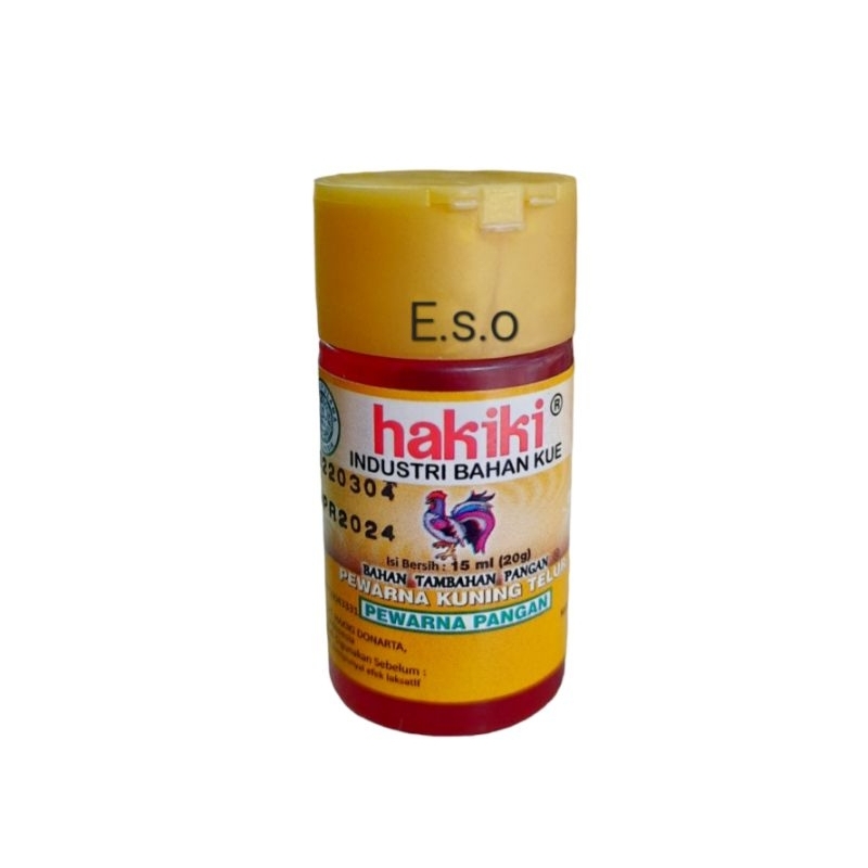 

hakiki pewarna makanan kuning telur 15ml