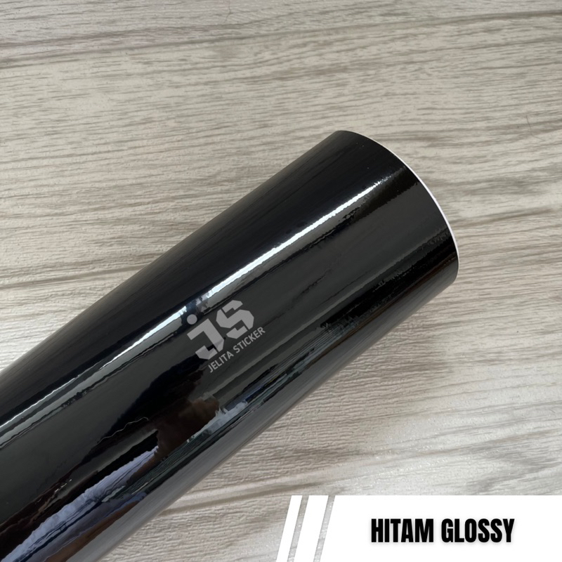 Skotlet Hitam Glossy / Sticker Black Glossy