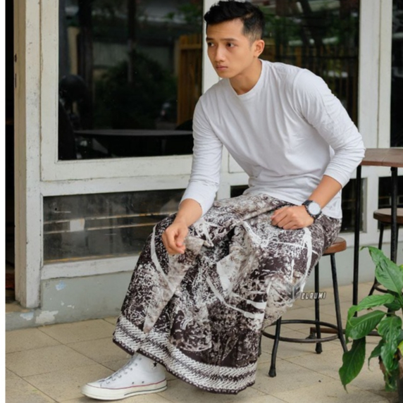 ELRUMI SARUNG GUS MIFTAH BATIK CAP PEKALONGAN ORIGINAL PRIA DEWASA MOTIF TERBARU
